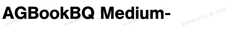 AGBookBQ Medium字体转换 AGBookBQ Medium字体转换